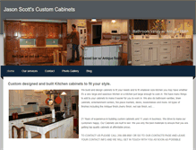 Tablet Screenshot of jasonscottscustomcabinets.weebly.com