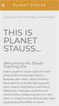Mobile Screenshot of planetstauss.weebly.com