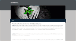 Desktop Screenshot of landfillcqa.weebly.com