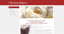Desktop Screenshot of christian-lingerie.weebly.com