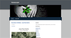 Desktop Screenshot of nobelprojekt.weebly.com