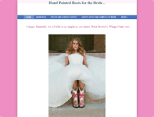 Tablet Screenshot of bridebootsandmore.weebly.com