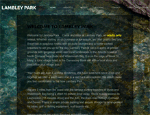 Tablet Screenshot of lambleypark.weebly.com