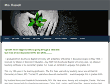 Tablet Screenshot of larussell.weebly.com