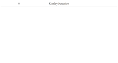 Desktop Screenshot of kinsleydonation.weebly.com