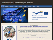 Tablet Screenshot of comenius21century.weebly.com