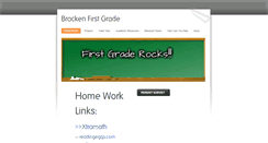 Desktop Screenshot of brackenfirstgrade.weebly.com