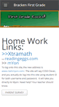 Mobile Screenshot of brackenfirstgrade.weebly.com