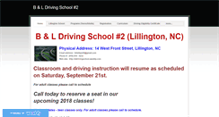 Desktop Screenshot of bldrivingschool.weebly.com