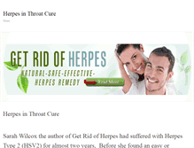 Tablet Screenshot of herpesinthroatcure.weebly.com