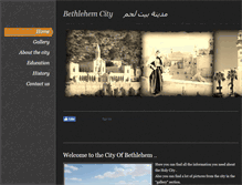 Tablet Screenshot of bethlehemcity.weebly.com