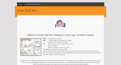 Desktop Screenshot of loopytrailrun.weebly.com