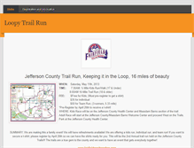 Tablet Screenshot of loopytrailrun.weebly.com