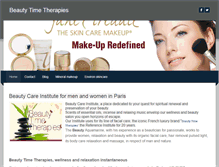 Tablet Screenshot of beautytimetherapies.weebly.com