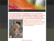 Tablet Screenshot of paws4progress.weebly.com