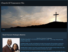 Tablet Screenshot of churchvancouverwashington.weebly.com