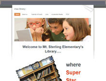 Tablet Screenshot of mselibrary1.weebly.com