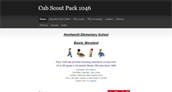 Desktop Screenshot of pack1046.weebly.com