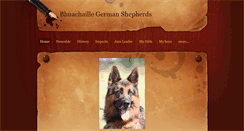 Desktop Screenshot of bhuachaillegermanshepherds.weebly.com