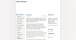 Desktop Screenshot of bobsguitars.weebly.com