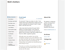 Tablet Screenshot of bobsguitars.weebly.com