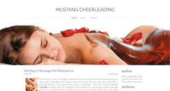 Desktop Screenshot of mustangcheerleading.weebly.com