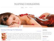 Tablet Screenshot of mustangcheerleading.weebly.com