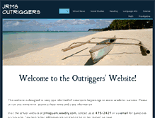 Tablet Screenshot of jrmsoutriggers.weebly.com
