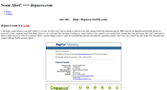 Desktop Screenshot of depacco.weebly.com