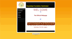 Desktop Screenshot of dnyandeepfoundation.weebly.com