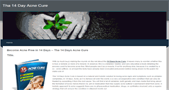 Desktop Screenshot of 14dayacnecure.weebly.com