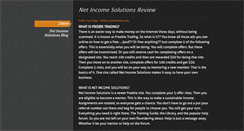 Desktop Screenshot of netincomesolutionsreview.weebly.com