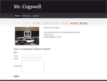 Tablet Screenshot of mrcogswell.weebly.com