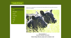 Desktop Screenshot of luckybfarm.weebly.com