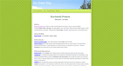 Desktop Screenshot of gogreendog.weebly.com