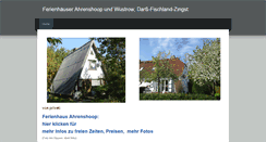 Desktop Screenshot of ferienhaus-ahrenshoop.weebly.com