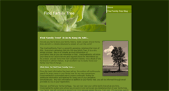 Desktop Screenshot of familytreefind.weebly.com