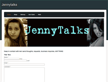 Tablet Screenshot of jennytalks.weebly.com