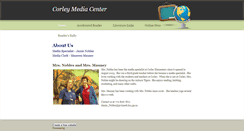 Desktop Screenshot of corleymediacenter.weebly.com