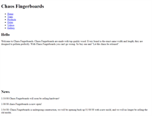Tablet Screenshot of chaosfingerboards.weebly.com