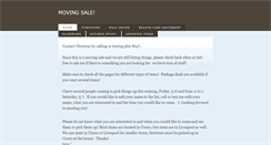 Desktop Screenshot of christinasonlinegaragesale.weebly.com