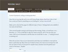 Tablet Screenshot of christinasonlinegaragesale.weebly.com