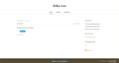 Desktop Screenshot of mothercrow.weebly.com
