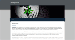 Desktop Screenshot of moneyforum2.weebly.com