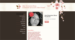 Desktop Screenshot of hairextensiondivaz.weebly.com