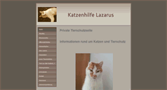 Desktop Screenshot of katzenhilfelazarus.weebly.com