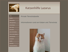 Tablet Screenshot of katzenhilfelazarus.weebly.com