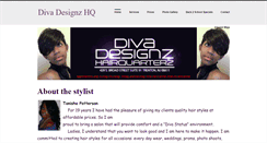Desktop Screenshot of divadesignzhq.weebly.com