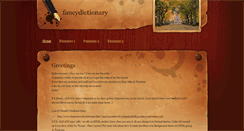 Desktop Screenshot of fancydictionary.weebly.com