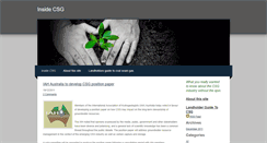 Desktop Screenshot of insidecsg.weebly.com